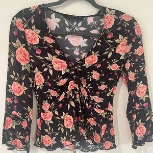 Zara floral top. Brand new with no tags